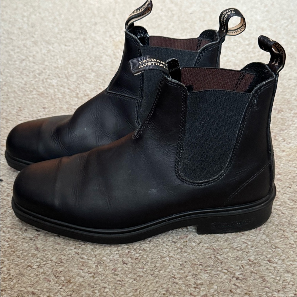 Blundstone Men's Black Leather Chelsea Boots #063
